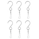 ЦВЕТОЧНЫЕ ГОРШКИ С КРЮЧКОМ НАРУЖНЫЕ МЕТАЛЛИЧЕСКИЕ ДЕКОРАТИВНЫЕ ПОВОРОТНЫЕ ЗАЖИМЫ