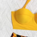 STRÓJ KĄPIELOWY BIKINI PLUS SIZE KWIATY S-5XL