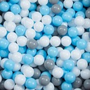 KiddyMoon разноцветные ШАРИКИ 6 см, набор из 300 шт.