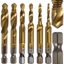 HSS M3 Threading Drills - M10 Threaders Set of Threaders 6 ПК