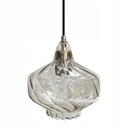 LAMPA SUFITOWA CIEMNY KLOSZ ZŁOTA OPRAWKA