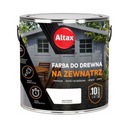 ALTAX Farba do drewna 2,5L biały półmat