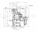 ДВИГУН SPALINOWY HONDA GX160 UT2SX40H НАСОС 4,70CM  (17575657391) фото min 11