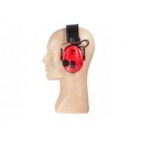 Ochronniki słuchu 3M Peltor SportTac aktywne czarno-czerwone Waga produktu z opakowaniem jednostkowym 0.4 kg