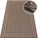 НАРУЖНЫЙ КОВЕР ДЛЯ ТЕРРАСЫ БАЛКОНА 120x170 ZARA 2-СТОРОННИЙ ПЛОСКИЙ ТКАНЫЙ