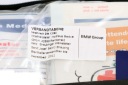 BMW E60 E65 E66 BOÎTE À GANTS KIT RÉPARATION TROUSSE DE PREMIERS SECOURS TRIANGLE CROCHET 6761420photo 11