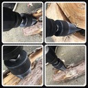 Шнековая дрель для раскалывания древесины 42 мм для сверлильного станка SDS с конусом для раскола топлива