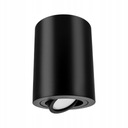Накладной галогенный светильник SPOT LED Tube GU10, БОЛЬШОЙ, черный, ПОДВИЖНЫЙ