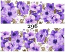 ВЕСЕННЯЯ ВОДА ДЛЯ НОГТЕЙ ФИОЛЕТОВЫЕ ЦВЕТЫ, ЦВЕТЫ - 296