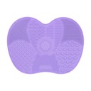 Čistiaci vankúšik na make-up štetcov Apple Shape Purple