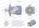 ДВИГУН ГИДРАВЛІЧНИЙ ORBITALNY WMR 32 CM3/OBR (100 BAR / MAX.200 BAR)  (14961670403) фото min 7
