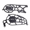 18PCS MOTOCYCLETTE MOTEUR COUVERCLE STOJANA NOIRE ALUMINIUM WYTRZYMALY JLphoto 5