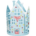 HOUSE МЕТАЛЛ ФОНАРЬ TENEMENT HOUSE ФОНАРЬ для чайной лампы Laura Pale Blue