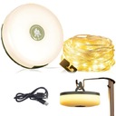 ОСВЕЩЕНИЕ ДЛЯ КЕМПИНГОВОЙ ТЕНТЫ СВЕТОДИОДНЫЙ ТЕПЛЫЙ СВЕТ + БЕЛЫЙ СВЕТ 1800 МАЧ