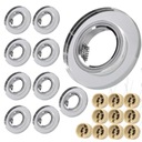 10 светодиодных потолочных светильников. Светодиодная лампа GU10.