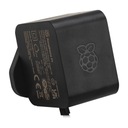 Оригинальный блок питания Raspberry Pi 5 USB-C 5,1 В 5 А, черный