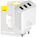 СЕТЕВОЕ ЗАРЯДНОЕ УСТРОЙСТВО BASEUS COMPACT 3X USB 17 Вт