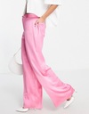 Style Cheat ružové saténové nohavice defekt 42 Veľkosť 42