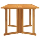 vidaXL Skladací záhradný stôl, 150x90x75 cm, masívne teakové drevo Kód výrobcu 8720845749293