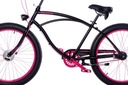 Круизный велосипед Plumbike Rider X Go Girl + корзина, рама 18,5 дюймов, колеса 26 дюймов, черный
