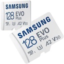 Samsung EVO PLUS microSDXC 128GB UHS-I U3 [Záznam 100MB/s Čítanie 130MB/s] Adaptér v sade Áno