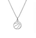 Серебряное колье БАСКЕТБОЛ Пр.925