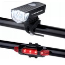 НАБОР ЛАМП ВЕЛОСИПЕДНЫЕ ФОНАРИ ПЕРЕДНИЕ ЗАДНИЕ LED DUNLOP КОМПЛЕКТ USB ОСВЕЩЕНИЯ