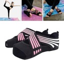 Protišmykové topánky na jogu Pilates Grip Socks Flexibilné Veľkosť 32