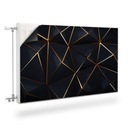 Mata MAGNETYCZNA Grzejnika Trójkąty Wzór 3D 100x60