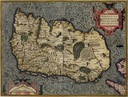 Карта ИРЛАНДИЯ 30х40см 1592 г. М33