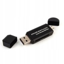 Čítačka kariet 3 v 1 USB-C typu C Micro USB OTG Typ karty SD