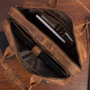 Pánska kožená veľká A4 cestovná taška do práce na notebook 17' XL Beltimore EAN (GTIN) 5903714300761