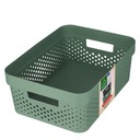 КОНТЕЙНЕР КРЕРВЕР, АЖУРНАЯ КОРОБКА, 11 Л, ЗЕЛЕНЫЙ