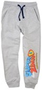 СПОРТИВНЫЕ БРЮКИ ДЛЯ МАЛЬЧИКОВ SUPER ZINGS, СЕРЫЕ, ХЛОПОК ПРЕМИУМ 104 R045W