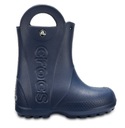ДЕТСКИЕ РЕЗЬБОВЫЕ БОТИНКИ CROCS, ТЕМНО-СИНИЙ ЛОГОТИП 25/26 ŻHC