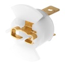 WHITE ADAPTER NESTS HEADLIGHTS FORWARD DO LIGHTING AUTOMOBILE  photo 7