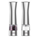 ZESTAW MŁYNKÓW ELEKTRYCZNYCH DO PIEPRZU SOLI PIEPRZ SÓL KOMPLET 2W1 MŁYNKI