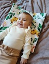 Детская простыня: блинчик/подушка, два одеяла - бутылочно-зеленый.