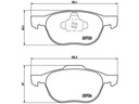 ZAPATAS PARTE DELANTERA FORD KUGA I MK1 2.0 2.5 08-12 