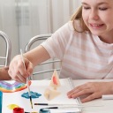 10 ШТ. ДЕРЕВ'ЯНІ ЯЛИНКИ DIY ДЛЯ РОЗФАРБОВУВАННЯ ТА ДЕКОРУВАННЯ