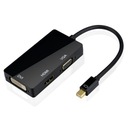 АДАПТЕР 3-в-1 с MINI DisplayPort на HDMI 4K VGA DVI