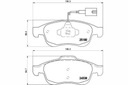 TEXTAR SET PADS BRAKE 13047072732 LD7 photo 2 - milautoparts-fr.ukrlive.com