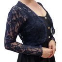 ПОЛУКРУГЛЫЙ БАЛЕРО, КРУЖЕВО, СВАДЬБА 34/36