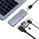 Адаптер HUB 6in1 USB-C 3.1 HDMI 4K USB 3.0 SD MICRO