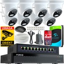 Комплект видеонаблюдения FORCE 8x IP-камера 4MPx 2K, ДИСК 1TB + POE SWITCH 8CH