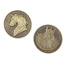 LORDS ЗОЛОТАЯ МЕТАЛЛИЧЕСКАЯ МОНЕТА 1 ПК РОЛЕВАЯ РПГ