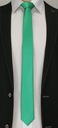 Галстук мужской СЕЛЕДКА (узкий) - 5 см - Angelo di Monti - Зеленый