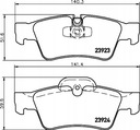 ZAPATAS HAM MINTEX MDB2726 MERCEDES ML350,ML500 4-M 