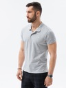 Мужская рубашка-поло, серый меланж V20 S1374 M