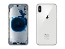 Корпус iPhone Xs Max, задняя панель корпуса, серебристый